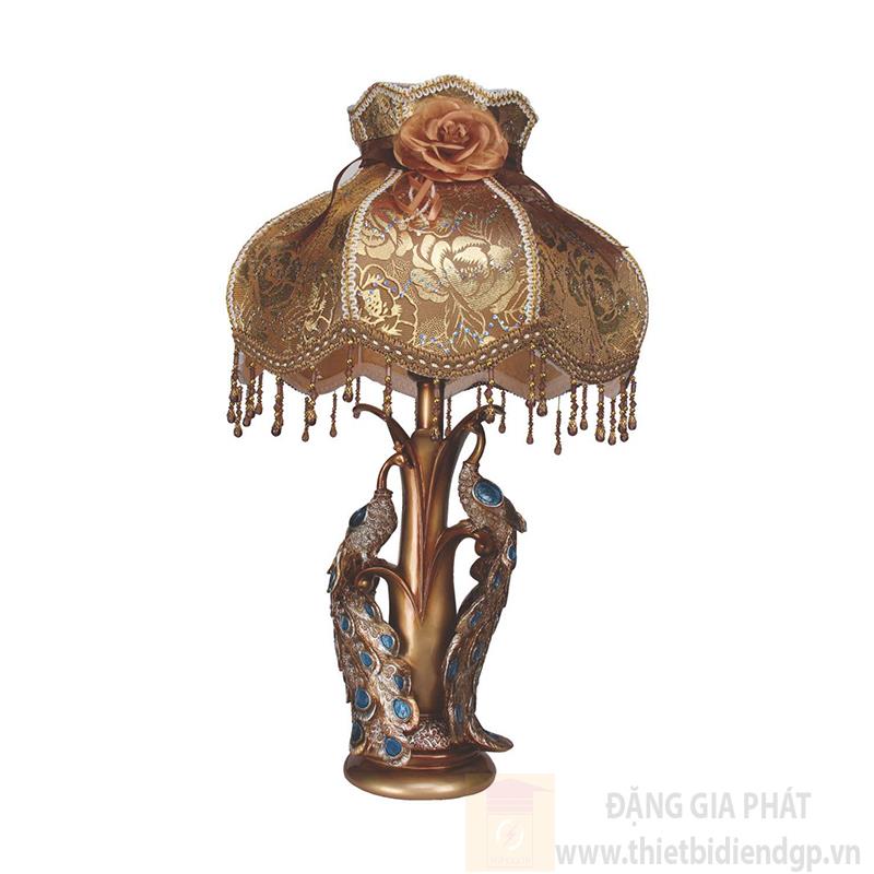 Đèn ngủ trang trí, đồng cao cấp Ø380*H620, Dimer E27*1 lamp